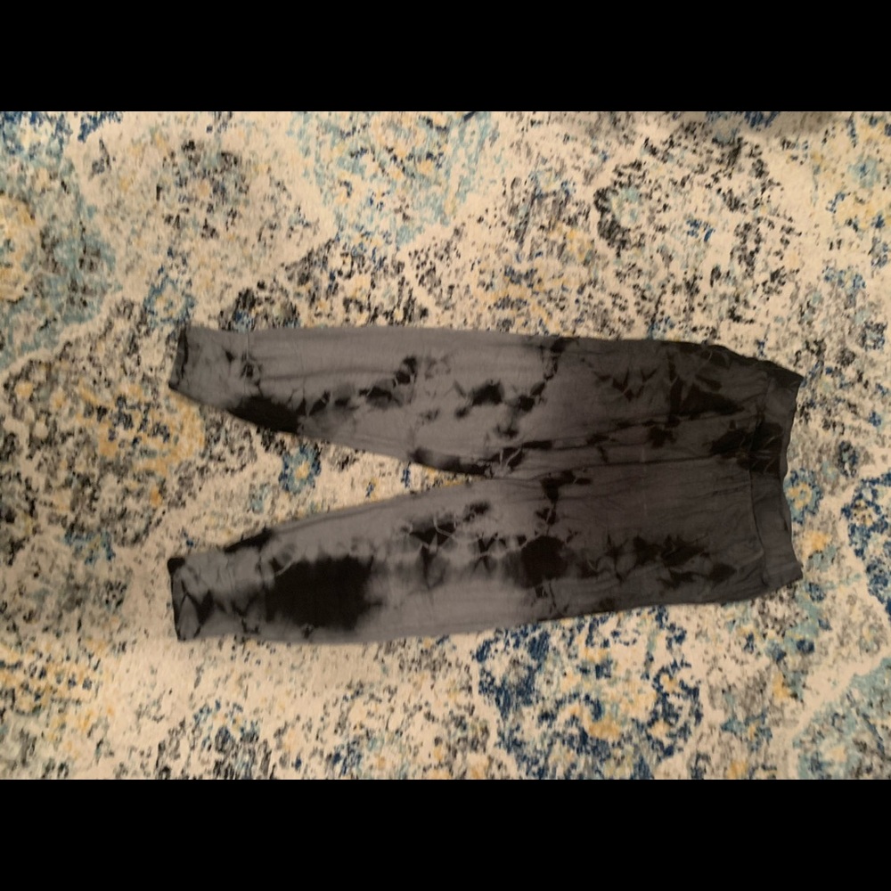 T Party tie dye joggers